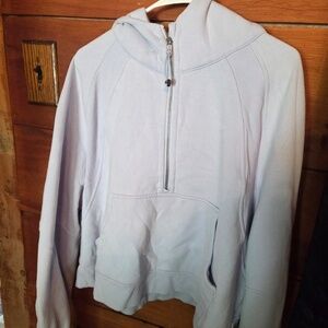 cropped Lululemon quarter zip hoodie